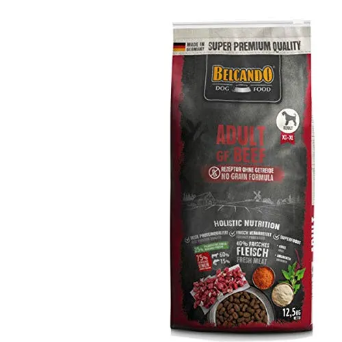Belcando Adult GF Beef [12,5 kg] getreidefreies Hundefutter | Trockenfutter ohne Getreide mit Rind |