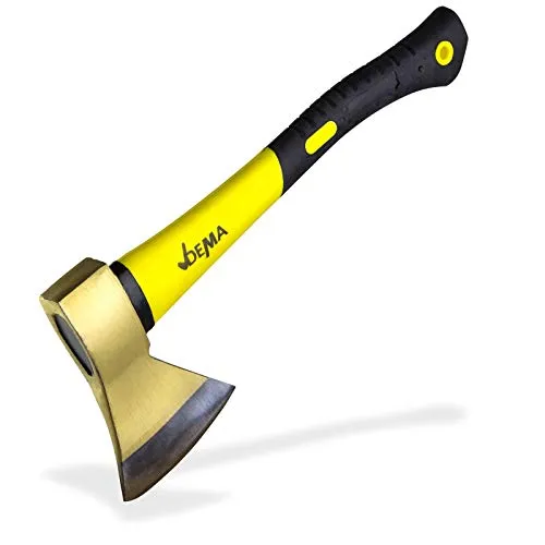 DEMA Beil mit Fiberglas-Griff 600g - Elektrische Gartenwerkzeuge – Robustes Beil mit leichtem Fiberglas-Griff für optimale Kraftübertragung und Ergonomie beim Holzspalten.
