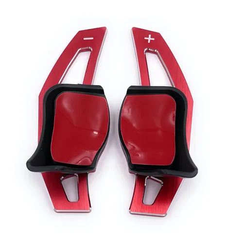 Schaltwippen ALU Amarok Beetle für Golf 5 6 GTI R GTD Passat Tiguan Rot