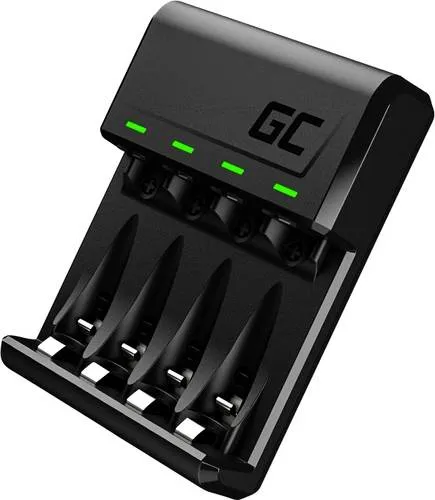 Green Cell VitalCharger Rundzellen-Ladegerät NiMH Micro (AAA), Mignon (AA)
