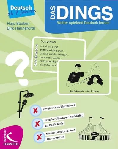 Das Dings. Weiter spielend Deutsch Lernen