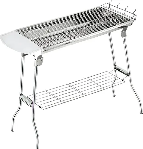 Herzberg HG-8112: Tragbarer Barbecue-Grill mit Tasche
