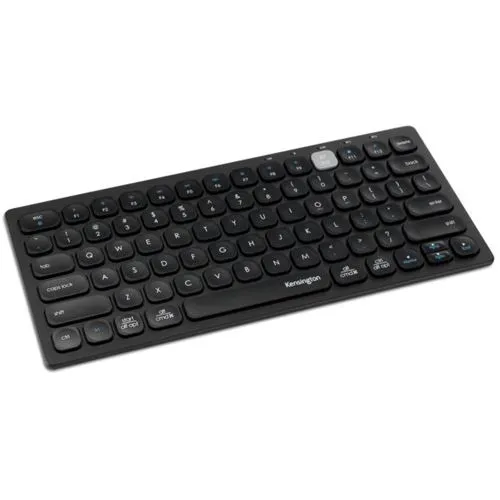 Kensington Multi-Device Dual Wireless Compact Keyboard - Tastatur für mehrere Geräte, kabellos mit 2.4 GHz und Bluetooth 5.0, ideal für flexibles Arbeiten und Platzersparnis.