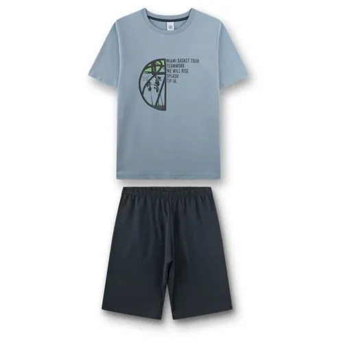 Sanetta Kinder-Pyjama 1/2 246167 - Grau, Größe 128 - Bequemer Kurzarm-Pyjama für Kinder, ideal für den Alltag. Aus 100% Baumwolle gefertigt, sorgt er für angenehmen Tragekomfort. Entdecken Sie weitere tolle Angebote von Sanetta!