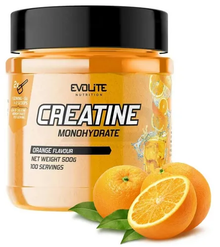 Evolite Nutrition EVOLITE® CREATINE Monohydrat 500g Kreatin Leistung Muskel Fitness Pulver, 1 er Dose à 1,00 St., 500 g, 100% reines Creatine Monohydrat, ohne Zusatzstoffe