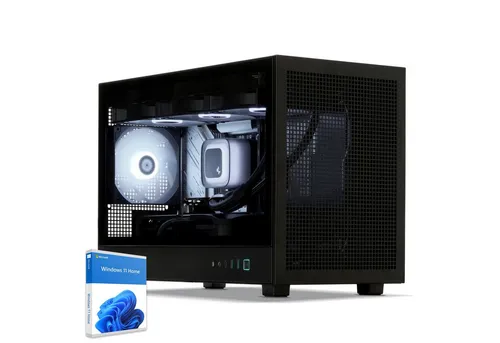 Sedatech Wasserkühlung Pro Gaming Mini-PC • RTX 5070 | Core Ultra 9 285K | 32GB DDR5 | 2TB SSD - Leistungsstarker Gaming Mini-PC mit RTX 5070 für flüssiges 1440p Gaming. Ausgestattet mit 32 GB DDR5 und 2 TB SSD für blitzschnelle Ladezeiten und optimale Performance. Ideal für anspruchsvolle Gamer.