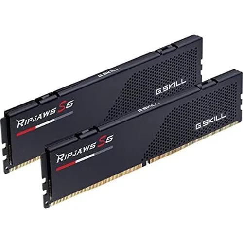 G.Skill Ripjaws S5 DDR5-6000 - 32GB - CL36 - Dual Channel - RAM, 32GB (2x16GB) DDR5 mit 6000 MHz und Intel XMP Unterstützung für optimale Leistung und Stabilität in Gaming-PCs.