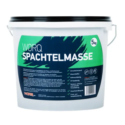 NEU Worq Bitumen Spachtelmasse- Dichtmasse - schnelle Dachreparatur