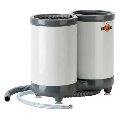 SPÜLBOY® Twin-Go T Portable - Effizientes Gläserspülgerät - Barzubehör mit bis zu 95% Wasserersparnis und bakterienfreien Ergebnissen. Ideal für umweltbewusste Anwender, benötigt keinen Strom und ist perfekt für genormte Gewerbetheken.