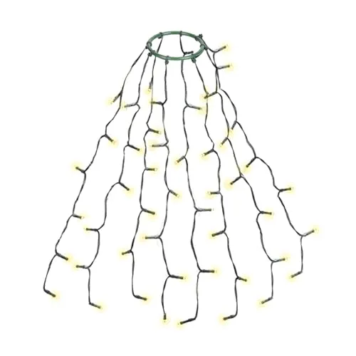 SALCAR 0,6m Christbaumbeleuchtung mit 8 Girlanden von SALCAR