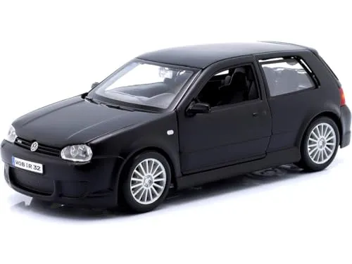 Produktbild Passend für VW Golf R32 Mk4 V6 Schwarz Matt 124 Maisto 31290