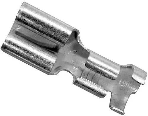 LAPP 63501140 Flachsteckhülse Steckbreite: 6.3 mm Steckdicke: 0.8 mm 180 ° Unisoliert 100 St.
