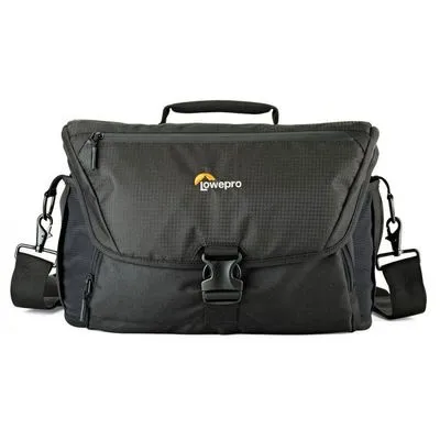 Lowepro Nova 200 AW II Schwarz - Geräumige Fototasche mit All Weather Cover, optimaler Schutz für Ihre Profi-Ausrüstung bei jedem Wetter
