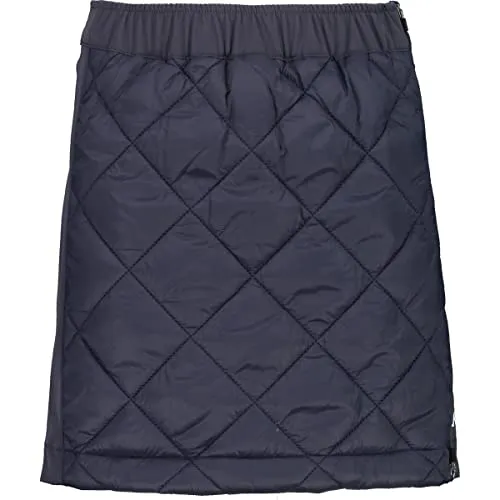 CMP Mädchen Kids Skirt Rock wattet antrazit schwarz Gr. 128 - Outerwear für aktive Mädchen, ideal zum Laufen, Skifahren oder Wandern, mit wärmender Wattierung aus Polyester für optimalen Komfort.