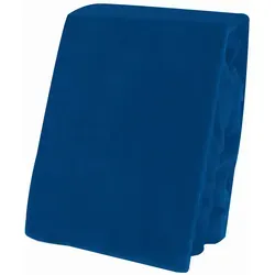 One Home Spannbettlaken Winter Cashmere Touch, Fleece, Gummizug: rundum, (1 Stück), flauschig weich warmes Teddy Plüsch blau 140-160 cm x 200 cm