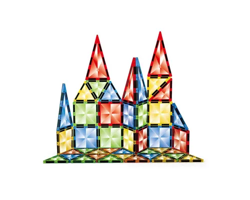 Jollity Magnetische Bausteine 43 tlg - Kreatives Spielzeugset - Entdecken Sie mit diesem 43-teiligen magnetischen Baustein-Set die Welt des kreativen Bauens. Die bunten Bausteine fördern spielerisch das räumliche Denken und die Feinmotorik. Ideal für gemeinsames Spielen und fantasievolle Konstruktionen.