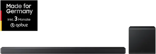 SAMSUNG HW-QS710GF/ZG Soundbar, Titan Schwarz - Premium Soundbar mit Dolby Atmos für beeindruckenden Surround-Sound und elegantes Design, ideal für Kinoerlebnisse zu Hause.