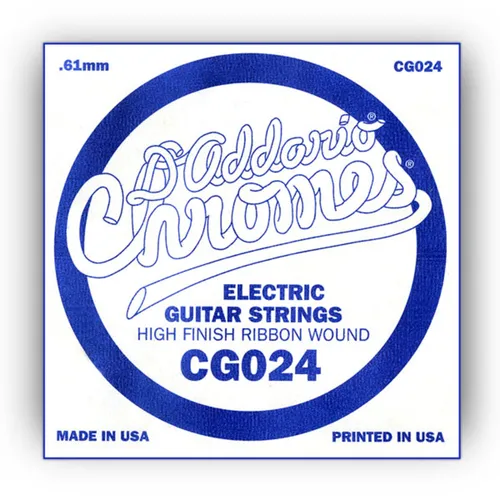 D'Addario CG024 Flat Wound Einzelsaite