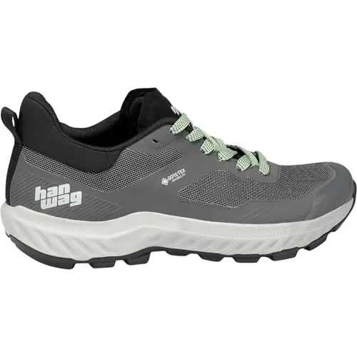 Hanwag Kaduro Light Lady GTX anthracite/black - Leichte Wanderschuhe für Damen - Wanderschuhe für Damen mit GORE-TEX Invisible Fit Technologie, die wasserdicht und atmungsaktiv sind, ideal für anspruchsvolle Wanderungen.
