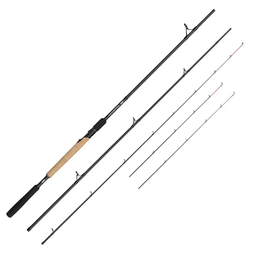 DAM Nanoflex Distance Feeder 420cm 120g - Hochwertige Feederrute - Robuste Feederrute für Süßwasserangeln, ideal für Karpfen und Barben. Mit einer Länge von 420 cm und einem Ködergewicht von 120 g bietet sie optimale Wurfweiten und Präzision.