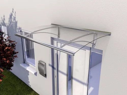 Gutta Pultvordach PT/G Edelstahloptik von Gutta