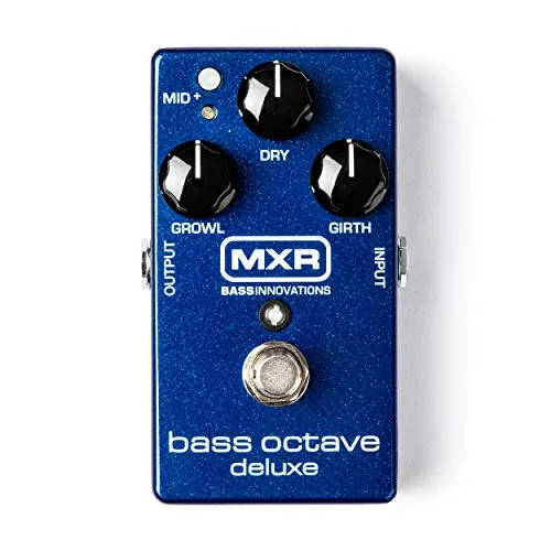 MXR M288 Bass Octave Deluxe - Pitch-Effekte & Octave-Effekte – Vielseitiges Effektpedal mit zwei Sub-Oktaven und Mid-Boost für facettenreiche Bassklänge und sauberes Tracking dank Constant Headroom Technology.