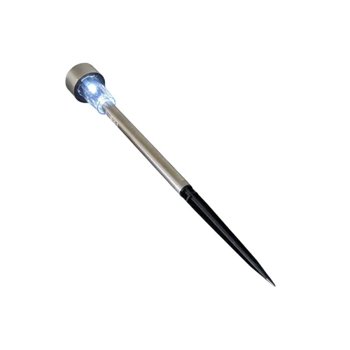 Solar LED Gartenleuchte Edelstahl 37cm ProGarden Gartenlampe Wegleuchte Kaltweiß