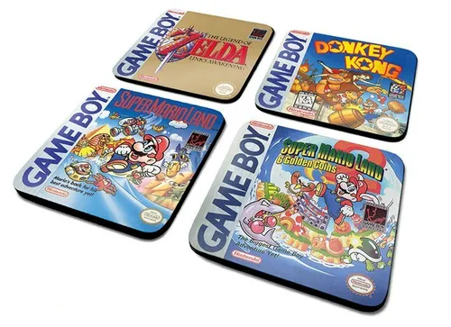 Nintendo Gameboy Untersetzer 4er-Pack Classic Collection