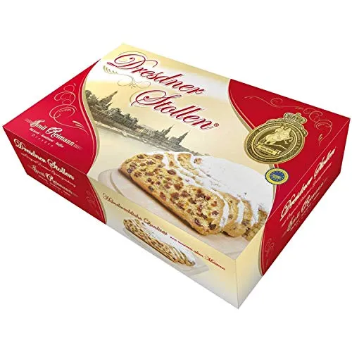 Emil Reimann Dresdner Stollen 750g - original Dresdener Christstollen 0,75kg im Karton