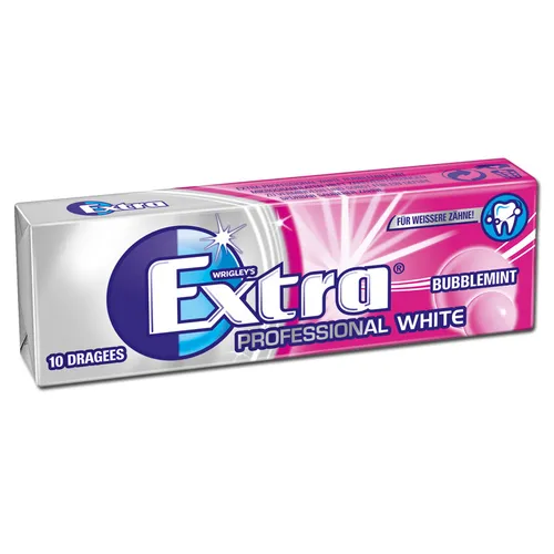  Wrigleys Extra Professional White Bubblemint Dragee, 14g Packung 71,43€/1kg