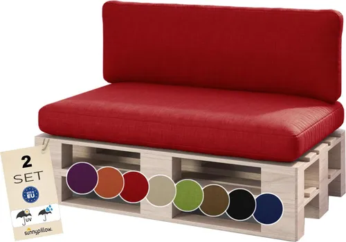 sunnypillow Palettenkissen Outdoor