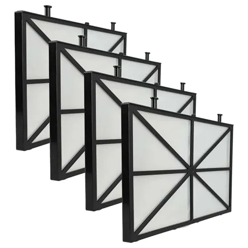 vhbw 4X Filterpad kompatibel mit Dolphin Delfin M400, CC Plus Poolsauger, Poolroboter - Feinfilter, 26,5 x 15,8 x 1,1 cm