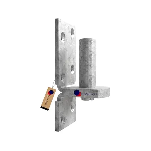 GeZu Impex Kloben Dornmaß Ø 16 mm eng Galvanisch Verzinkt Kloben auf Platte Plattenkloben Eng