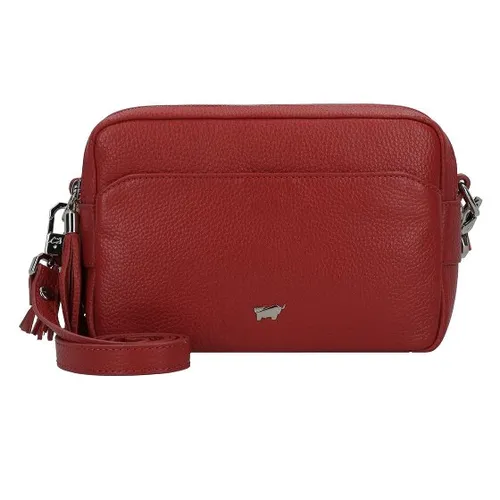 Braun Büffel HANNA Umhängetasche Box red - Elegante Umhängetasche aus hochwertigem Leder mit zwei geräumigen Fächern. Stilvolle Akzente und variable Trageoptionen machen sie zum idealen Begleiter für jeden Anlass.