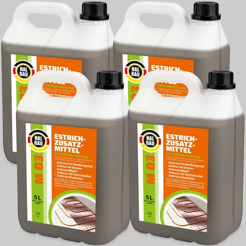Estrichzusatzmittel Heizestriche 20L in braun von Halbau