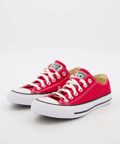 Converse Chuck Taylor All Star Ox Sneaker rot 39 EU - Sneaker in sportlichem Design, mit verstellbarer Schnürung und rutschfester Gummisohle – ideal für lässige Freizeitlooks.