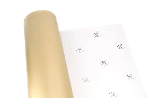 Geschenkpapier einfarbig 70cm x 2m Rolle schimmernd Gold