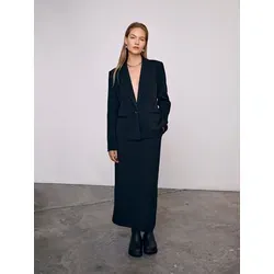 Objlisa L/S Button Blazer Noos - Eleganter Damenblazer mit Reverskragen, vollständig gefüttert und Knopfverschluss – perfekt für schicke Anlässe oder das Büro.