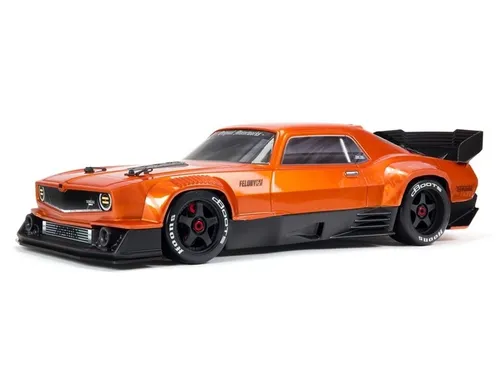 ARRMA 1/7 FELONY 6S BLX Street Bash Muscle Car RTR - RC-Modelle mit 80+ MPH Geschwindigkeit, robustem Aluminium-Chassis und Spektrum 3-Kanal DX3 Radio für ultimativen Fahrspaß auf allen Untergründen.