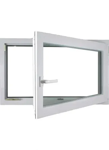 Meeth Kellerfenster 80 x 40 cm DIN rechts – 1-flügelig Dreh-Kipp in Weiß - Fenster für Keller mit Dreh-Kipp-Funktion, sorgt für optimale Belüftung und ist ideal für lichtdurchflutete Räume.