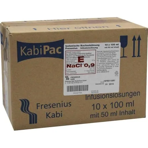 Fresenius Isotonische Kochsalzlösung 0,9% Injektionslösung, 10 St. Einzeldosisbehältnisse