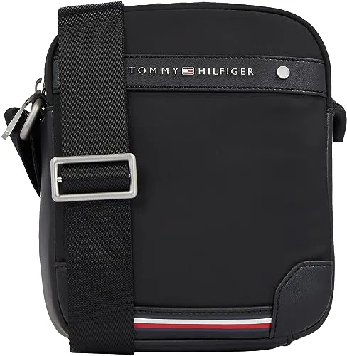 Tommy Hilfiger Herren Umhängetasche Reporter Klein, Schwarz (Black), Onesize
