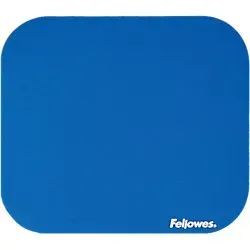 Fellowes Mauspad 58021 - Rutschfestes Mauspad in Blau, ideal für komfortables Arbeiten und präzise Steuerung