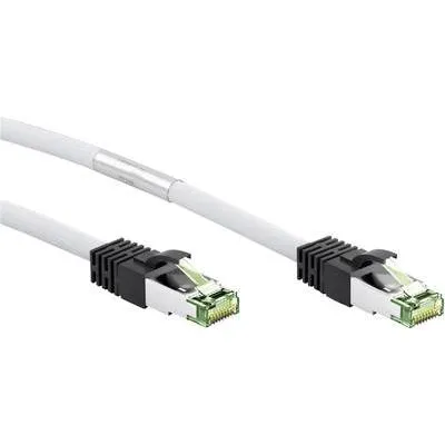 Goobay 55132 RJ45 Patchkabel CAT 8.1 - Kabel & Adapter für PlayStation 3 mit 25 Meter Länge, ideal für hochauflösendes Gaming und bis zu 40 Gigabit fähig; perfekte Verbindung für PS5, Xbox und Smart-TV.