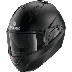 Shark Evo-ES Blank Klapphelm, schwarz, Größe XS - Motorradhelm mit gespritzter Thermoplastikschale, Microlock Ratschenverschluss und EPS mit mehreren Dichten für optimalen Schutz und Komfort.