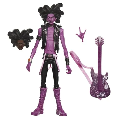 Marvel Legends Series Spider-Punk Actionfigur - Actionfiguren für Kinder, inspiriert von Spider-Punk aus Spider-Man: Across The Spider-Verse, mit über 20 beweglichen Punkten für spannende Posen und ideal für Sammler.