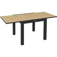 Outsunny Gartentisch 162x80 cm in gelb von Outsunny