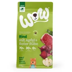 Wow Dog Trocken Minis Adult Rind | 1kg Hundefutter kleine Rassen