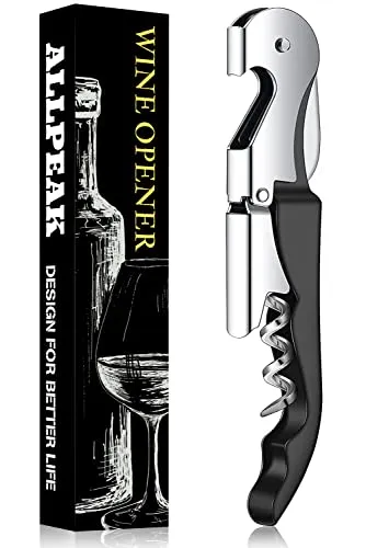 Allpeak Kellner Korkenzieher Wein Kellnermesser in schwarz von Allpeak