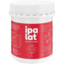 Ipalat Halspastillen classic - Arzneimittel zur Linderung von Heiserkeit und Hustenreiz, mit beruhigenden Inhaltsstoffen wie Anis und Fenchel für einen erfrischten Hals.
